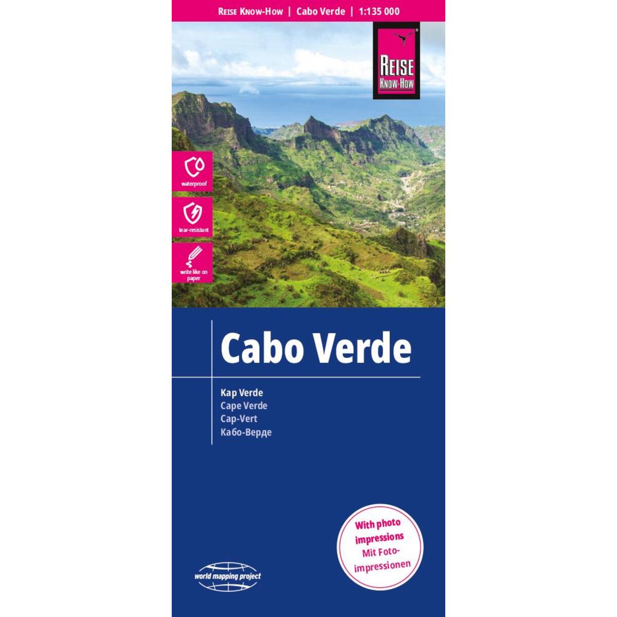 Reise Know-How Landkarte Cabo Verde 1:135.000 Reise Know-How Landkarte Cabo Verde 1:135.000 von Reise Know-How Rump GmbH