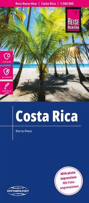 Reise Know-How Landkarte Costa Rica (1:300.000) von Reise Know-How Verlag Peter Rump