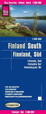 Reise Know-How Landkarte Finnland, Süd (1:500.000). Finland,South / Finlande, Sur / Findlandia, Sur von Reise Know-How Verlag Peter Rump