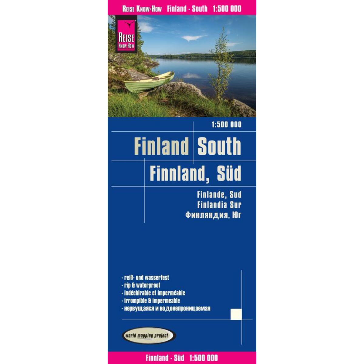 Reise Know-How Landkarte Finnland, Süd 1:500.000 Reise Know-How Landkarte Finnland, Süd 1:500.000 von Reise Know-How Rump GmbH