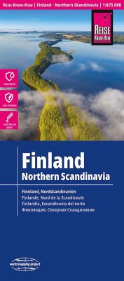 Reise Know-How Landkarte Finnland und Nordskandinavien / Finland and Northern Scandinavia (1:875.000). Finlande et nord von Reise Know-How Verlag Peter Rump