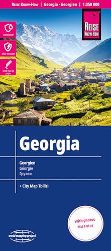 Reise Know-How Landkarte Georgien / Georgia (1:350.000): reiß- und wasserfest (world mapping project)