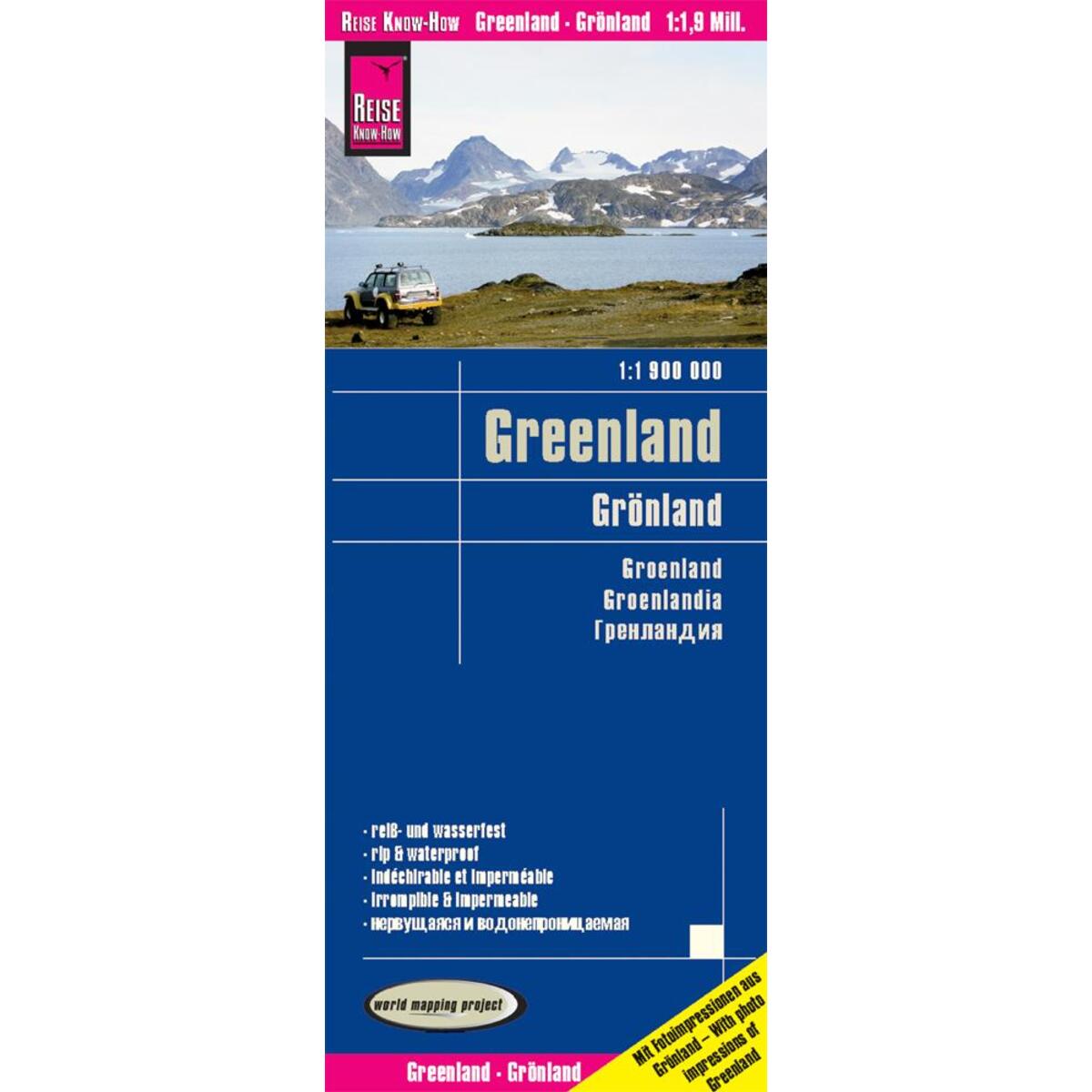 Reise Know-How Landkarte Grönland / Greenland (1:1.900.000) von Reise Know-How Rump GmbH