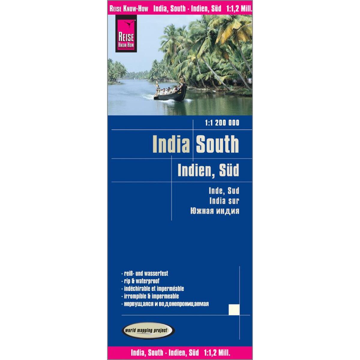 Reise Know-How Landkarte Indien, Süd / India, South 1:1.200.000 Reise Know-How Landkarte Indien, Süd / India, South 1:1.200.000 von Reise Know-How Rump GmbH