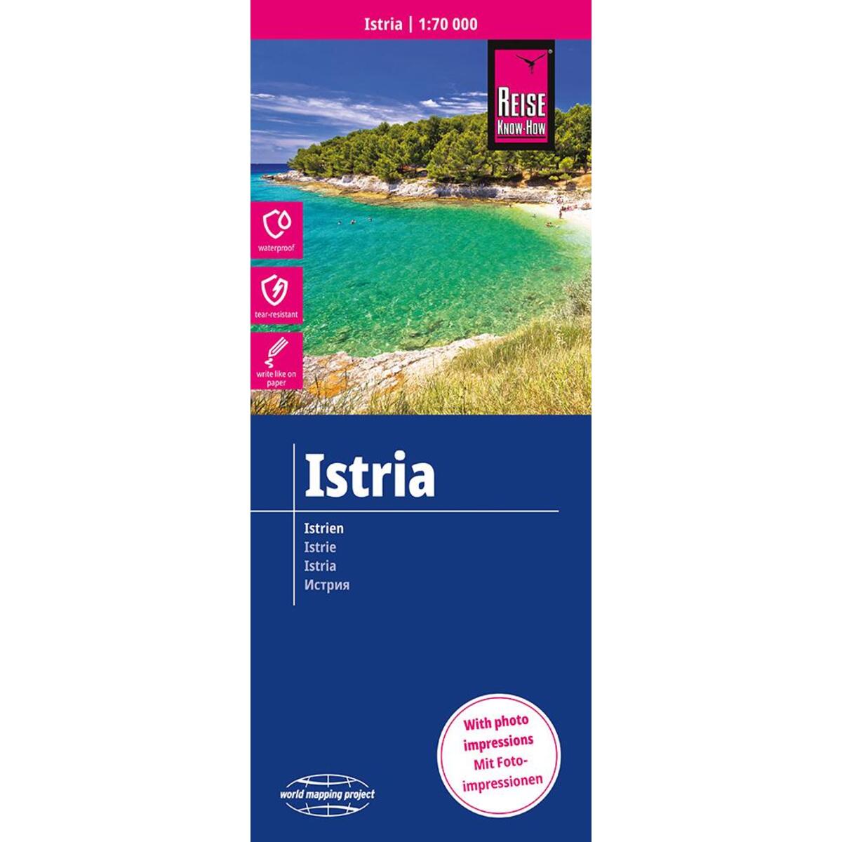 Reise Know-How Landkarte Istrien / Istria (1:70.000) von Reise Know-How Rump GmbH