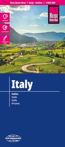 Reise Know-How Landkarte Italien / Italy (1:900.000): reiß- und wasserfest (world mapping project) von Reise Know-How Verlag Peter Rump GmbH