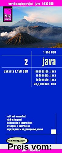 Reise Know-How Landkarte Java (1:650.000) - Indonesien 2: world mapping project