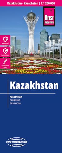 Reise Know-How Landkarte Kasachstan / Kazakhstan (1:2.000.000): reiß- und wasserfest (world mapping project)