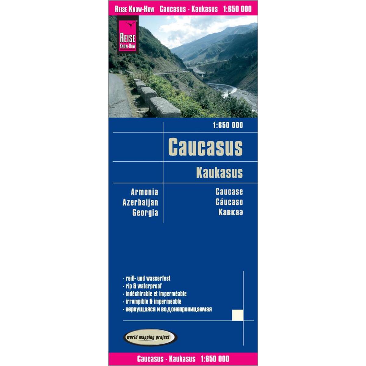 Reise Know-How Landkarte Kaukasus / Caucasus (1:650.000) : Armenien, Aserbaidsch... von Reise Know-How Rump GmbH