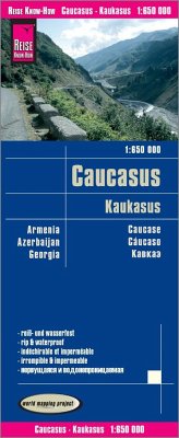 Reise Know-How Landkarte Kaukasus / Caucasus von Reise Know-How Verlag Peter Rump