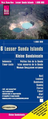 Reise Know-How Landkarte Kleine Sundainseln / Lesser Sunda Islands (1:800.000) - Bali, Lombok, Sumbawa, Sumba, Flores, Timor, Alor, Wetar - Karte Indonesien 6 von Reise Know-How Verlag Peter Rump