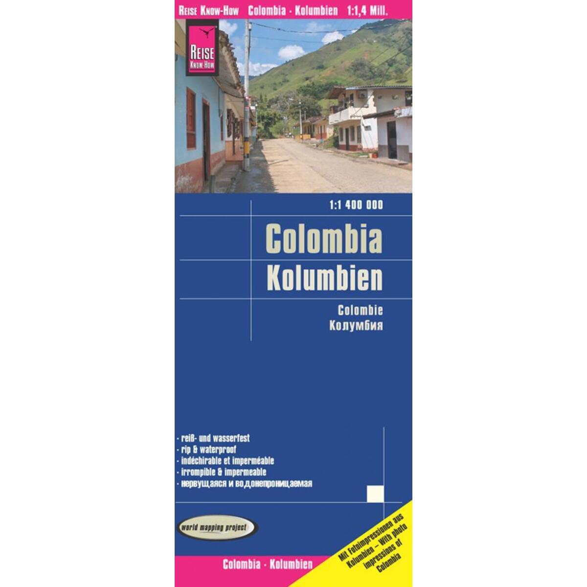 Reise Know-How Landkarte Kolumbien / Colombia 1:1.400.000 Reise Know-How Landkarte Kolumbien / Colombia 1:1.400.000 von Reise Know-How Rump GmbH