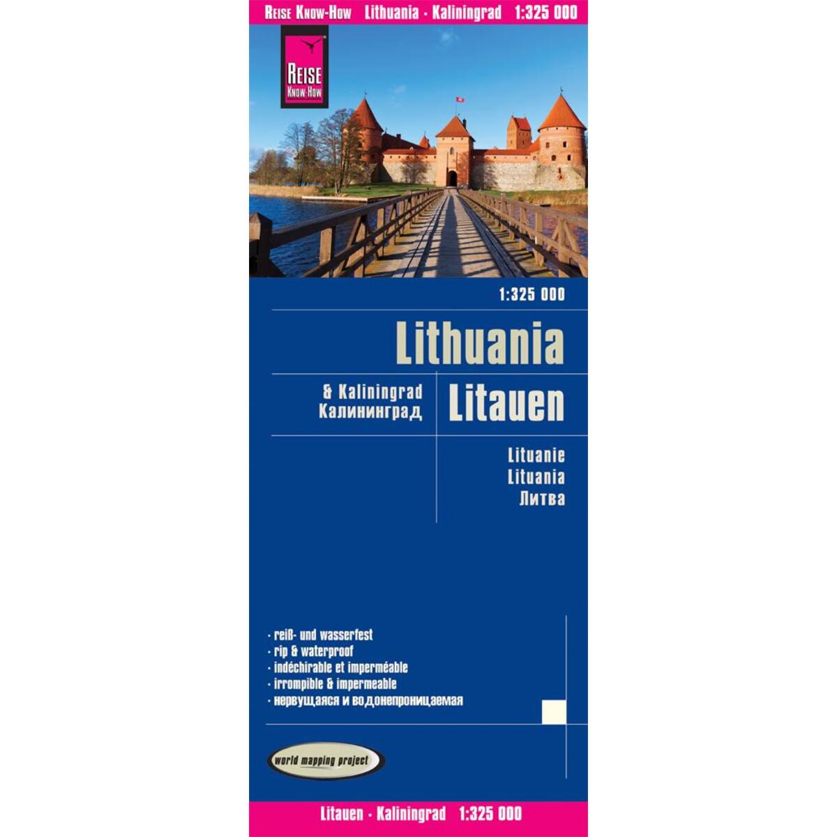 Reise Know-How Landkarte Litauen und Kaliningrad 1 : 325.000 Reise Know-How Landkarte Litauen und Kaliningrad 1 : 325.000 von Reise Know-How Rump GmbH