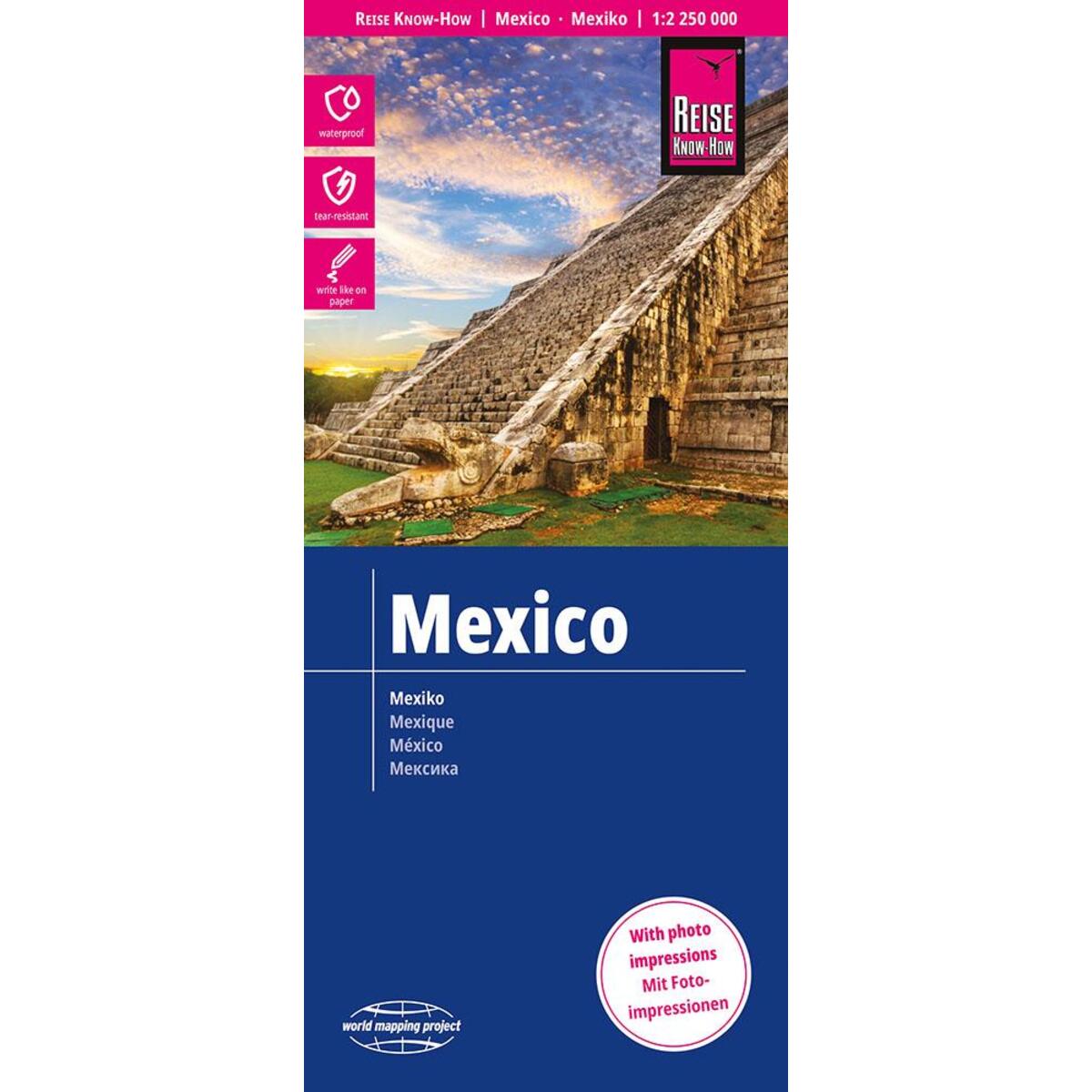 Reise Know-How Landkarte Mexiko 1 : 2.250.000 Reise Know-How Landkarte Mexiko 1 : 2.250.000 von Reise Know-How Rump GmbH