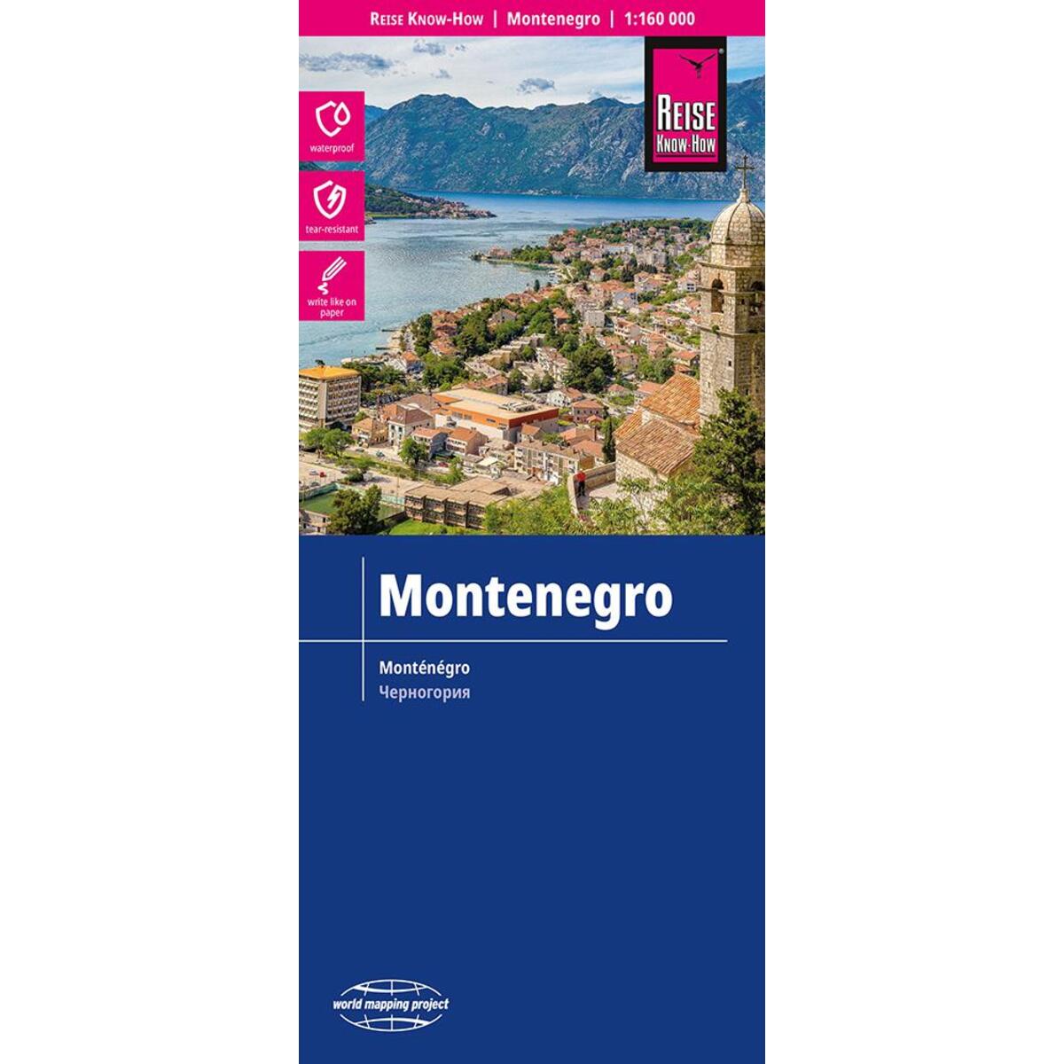 Reise Know-How Landkarte Montenegro 1:160.000 Reise Know-How Landkarte Montenegro 1:160.000 von Reise Know-How Rump GmbH
