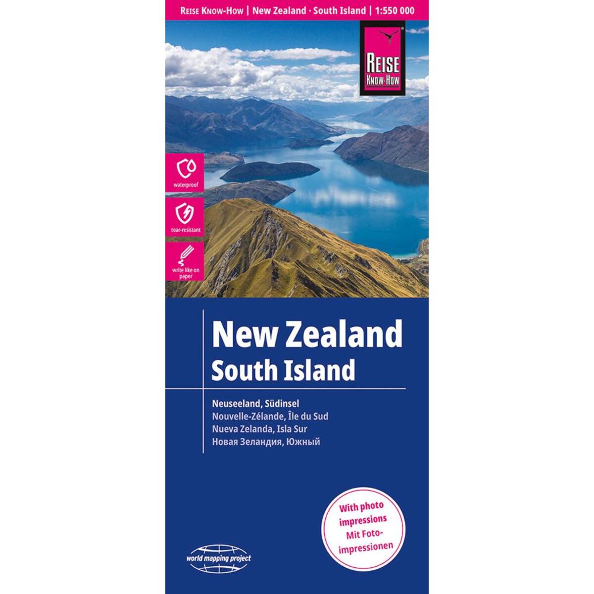 Reise Know-How Landkarte Neuseeland, Südinsel 1:550.000 Reise Know-How Landkarte Neuseeland, Südinsel 1:550.000 von Reise Know-How Rump GmbH