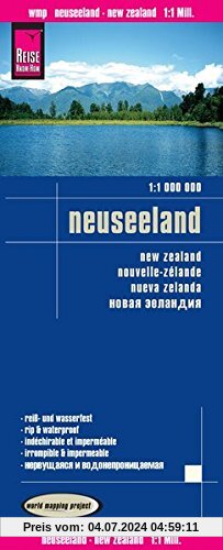 Reise Know-How Landkarte Neuseeland (1:1.000.000): world mapping project