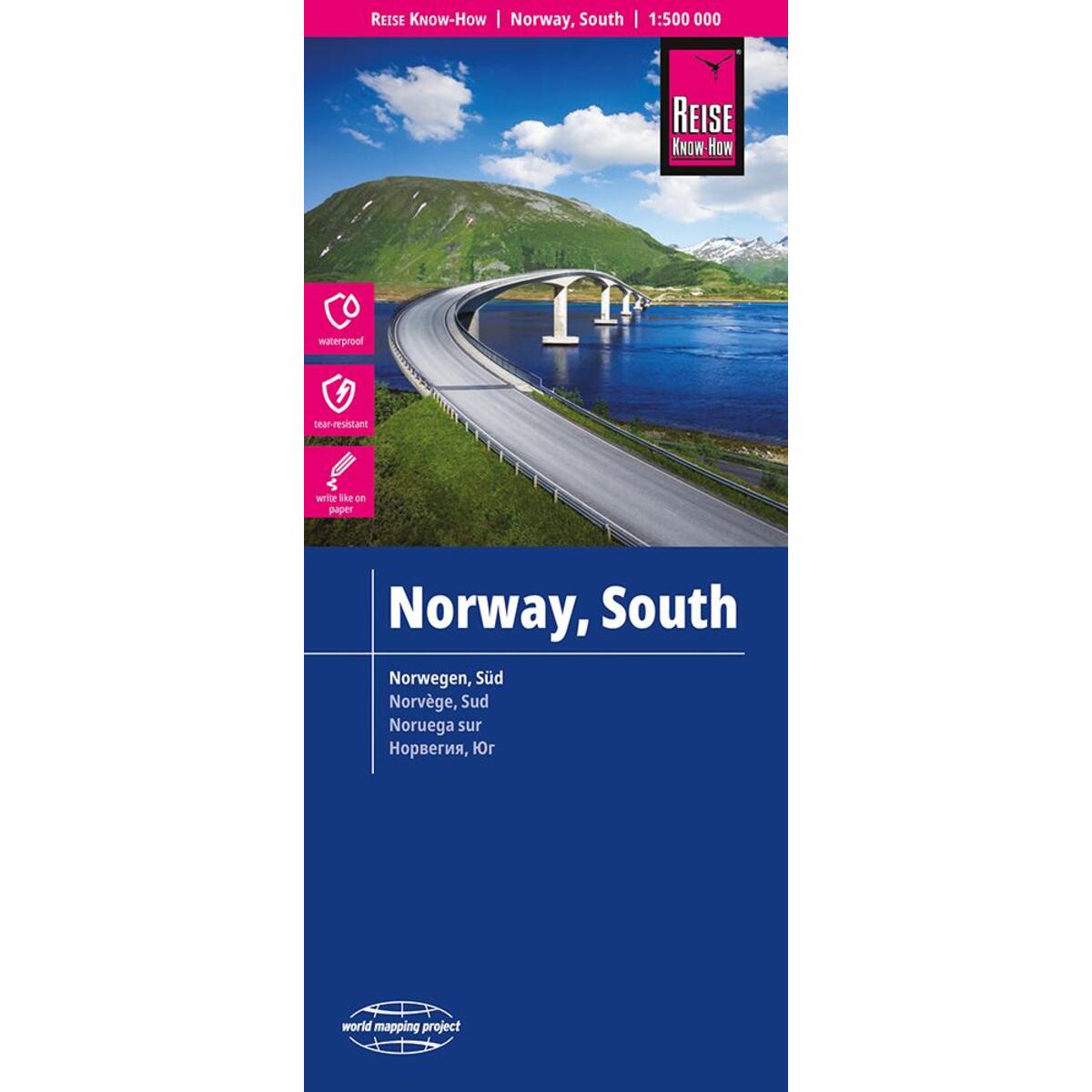 Reise Know-How Landkarte Norwegen, Süd / Norway, South (1:500.000) von Reise Know-How Rump GmbH