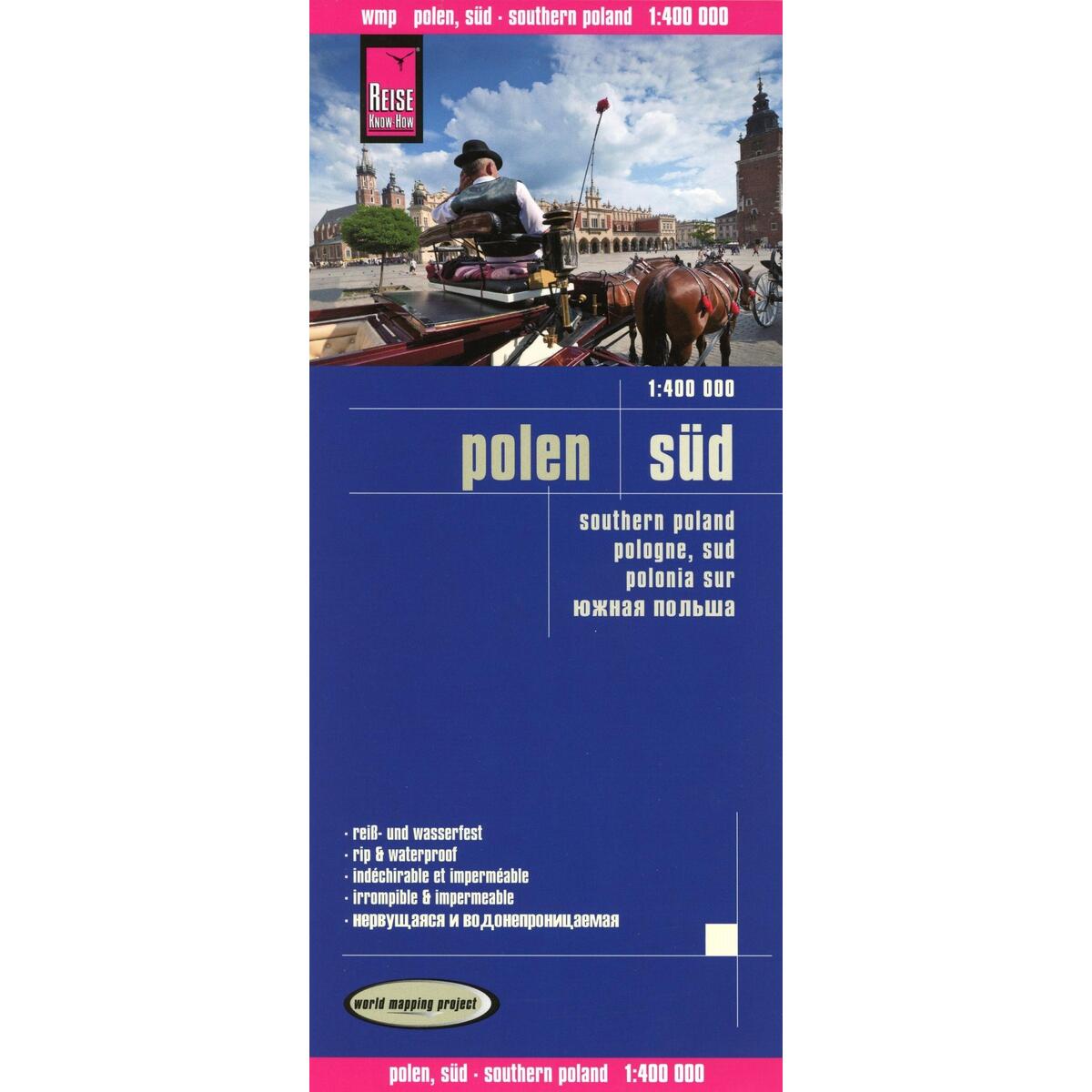 Reise Know-How Landkarte Polen-Süd 1 : 400.000 von Reise Know-How Rump GmbH