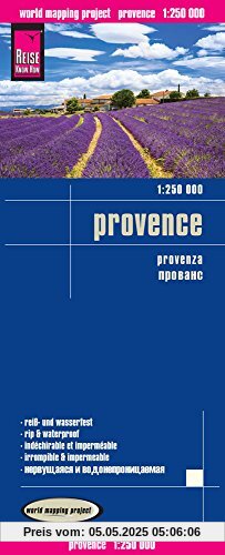 Reise Know-How Landkarte Provence (1:250.000): world mapping project