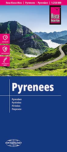 Reise Know-How Landkarte Pyrenäen / Pyrenees (1:250.000): reiß- und wasserfest (world mapping project) von Reise Know-How