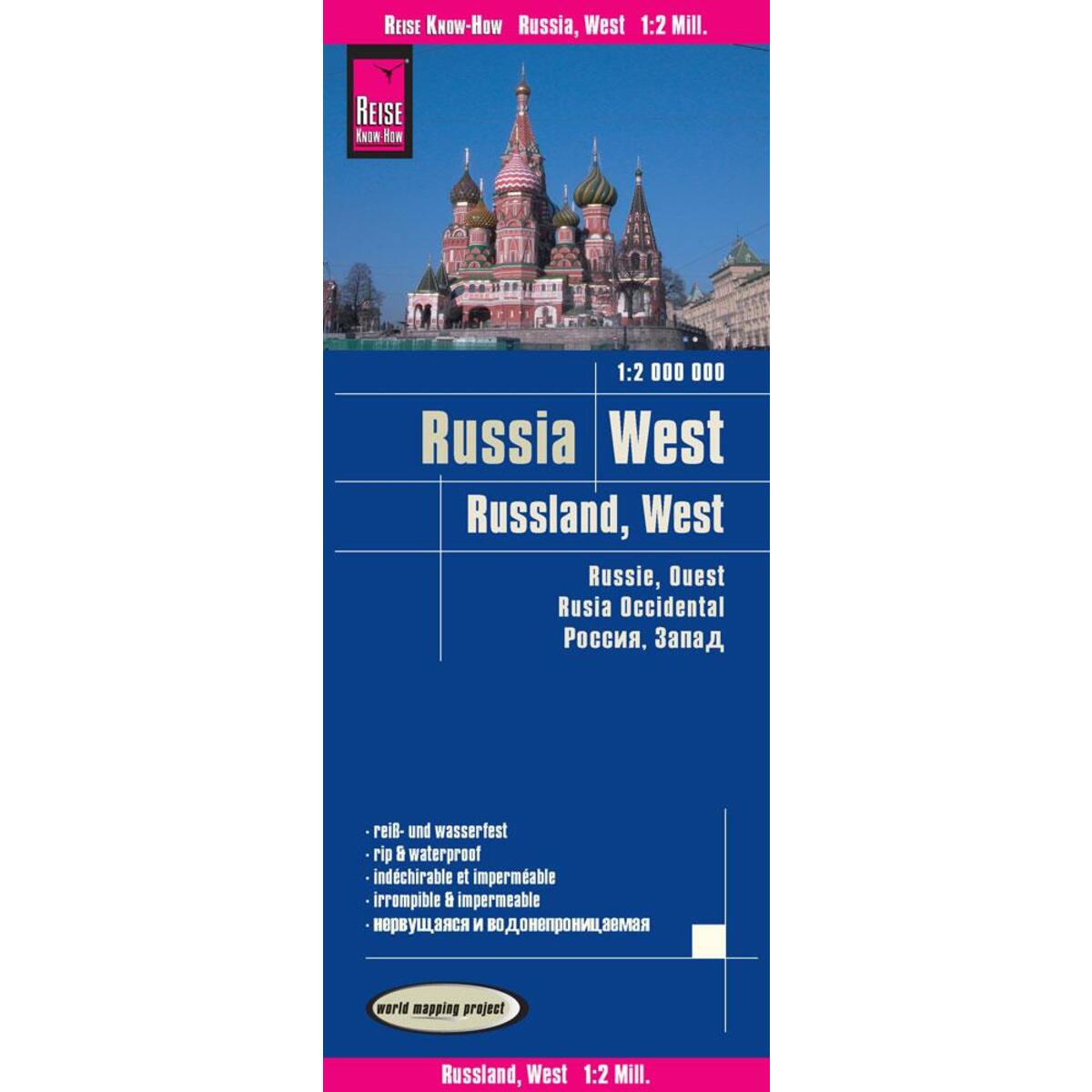 Reise Know-How Landkarte Russland West 1 : 2.000 000 Reise Know-How Landkarte Russland West 1 : 2.000 000 von Reise Know-How Rump GmbH
