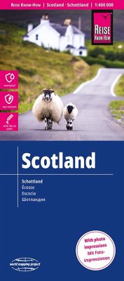 Reise Know-How Landkarte Schottland / Scotland (1:400.000) von Reise Know-How Verlag Peter Rump