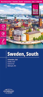 Reise Know-How Landkarte Schweden Süd (1:500.000) von Reise Know-How Verlag Peter Rump