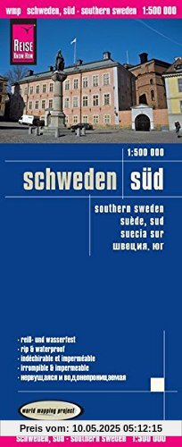 Reise Know-How Landkarte Schweden Süd (1:500.000): world mapping project