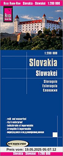 Reise Know-How Landkarte Slowakei (1:280.000): world mapping project