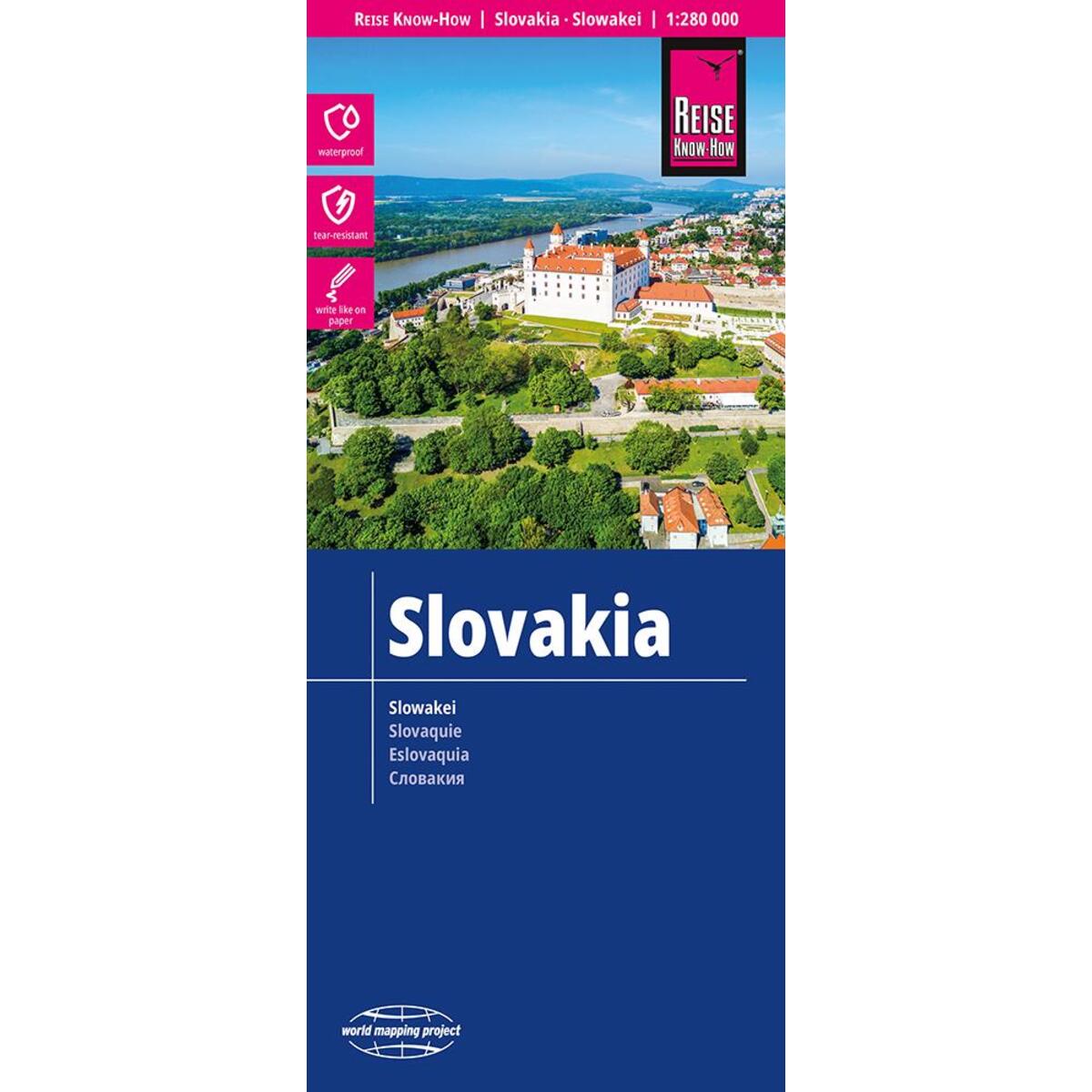 Reise Know-How Landkarte Slowakei 1:280.000 Reise Know-How Landkarte Slowakei 1:280.000 von Reise Know-How Rump GmbH