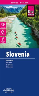 Reise Know-How Landkarte Slowenien / Slovenia (1:185.000) von Reise Know-How Verlag Peter Rump