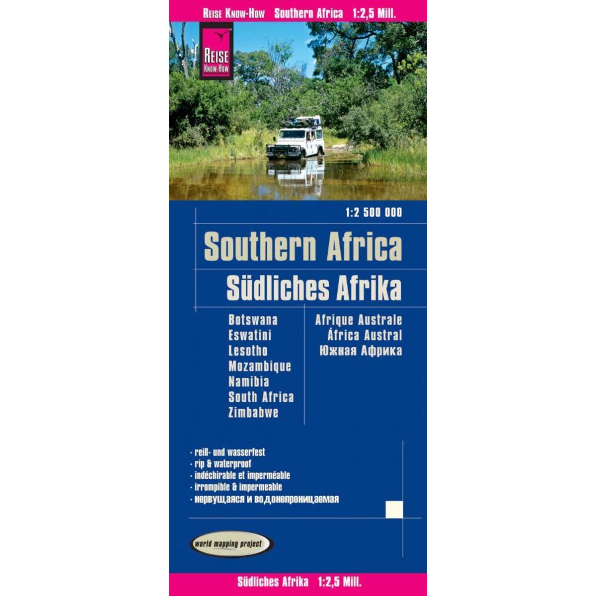 Reise Know-How Landkarte Southern Africa / Südliches Afrika 1 : 2 500 000 Reise Know-How Landkarte Southern Africa / Südliches Afrika 1 : 2 500 000 von Reise Know-How Rump GmbH
