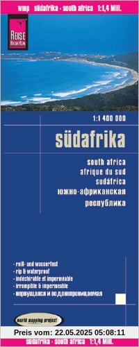 Reise Know-How Landkarte Südafrika (1:1.400.000): world mapping project