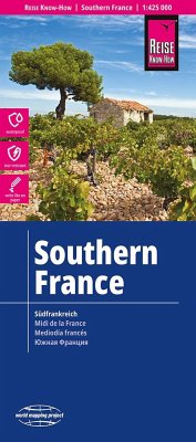Reise Know-How Landkarte Südfrankreich / Southern France (1:425.000) von Reise Know-How Verlag Peter Rump