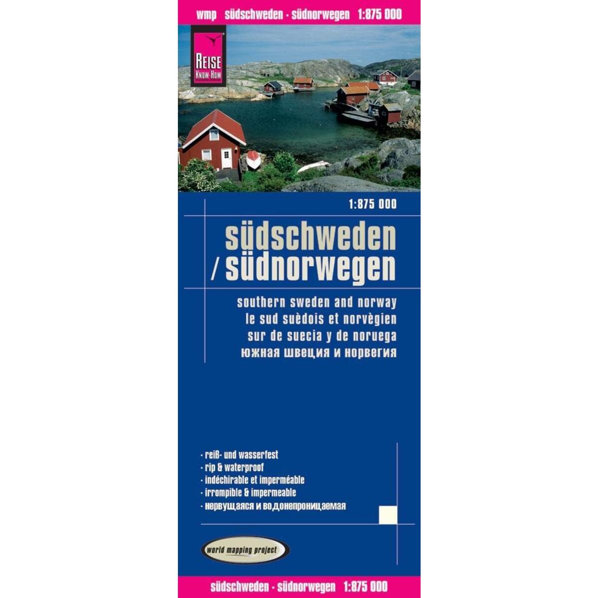 Reise Know-How Landkarte Südschweden, Südnorwegen 1:875.000 von Reise Know-How Rump GmbH