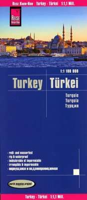 Reise Know-How Landkarte Türkei / Türkiye (1:1.100.000) von Reise Know-How Verlag Peter Rump