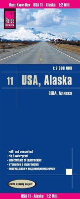 Reise Know-How Landkarte USA, Alaska (1:2.000.000) von Reise Know-How Verlag Peter Rump