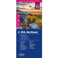 Reise Know-How Landkarte USA, Nordost / USA, Northeast (1:1.250.000) : Maine, Maryland, New York, Ohio, West Virginia, ...