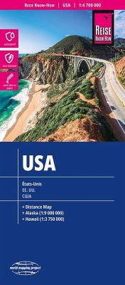 Reise Know-How Landkarte USA (1:4.700.000). Etats-Unis /EE.UU von Reise Know-How Verlag Peter Rump