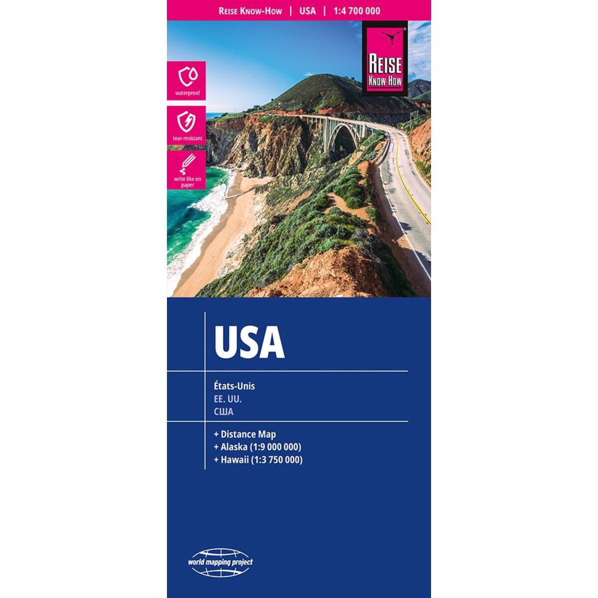 Reise Know-How Landkarte USA 1 : 4.700.000 Reise Know-How Landkarte USA 1 : 4.700.000 von Reise Know-How Rump GmbH