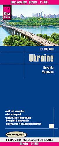 Reise Know-How Landkarte Ukraine (1:1.000.000): world mapping project