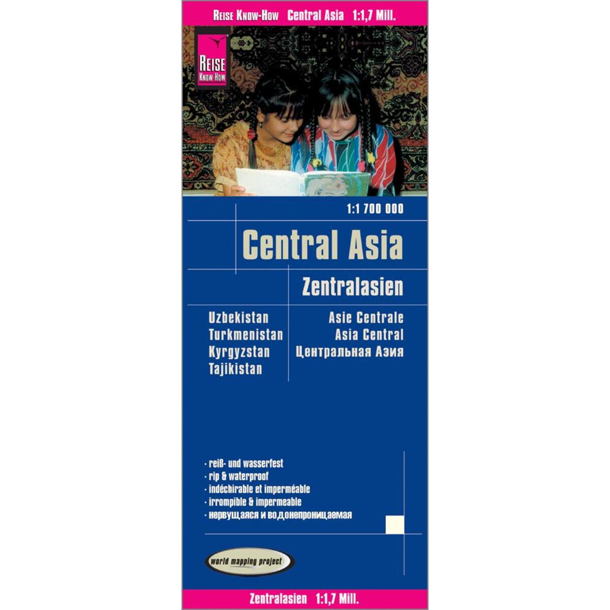 Reise Know-How Landkarte Zentralasien / Central Asia (1:1.700.000) : Usbekistan,... von Reise Know-How Rump GmbH