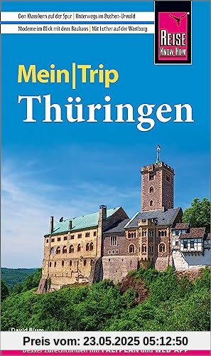 Reise Know-How MeinTrip Thüringen: Reiseführer mit Faltplan und kostenloser Web-App