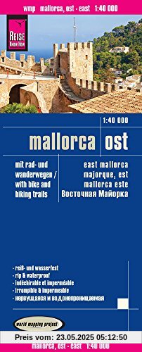 Reise Know-How Rad- und Wanderkarte Mallorca Ost (1:40.000): world mapping project