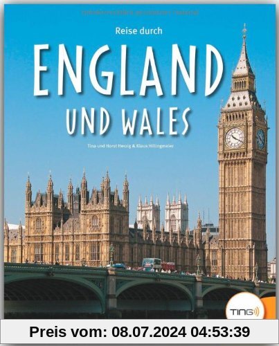 Reise durch ENGLAND und WALES (TING-Buch) - Ein Bildband mit über 200 Bildern - STÜRTZ Verlag