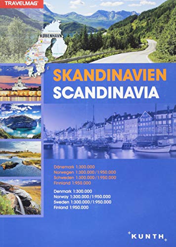 Reiseatlas Skandinavien: 1:300000 / 1:950000 (KUNTH Reiseatlanten)