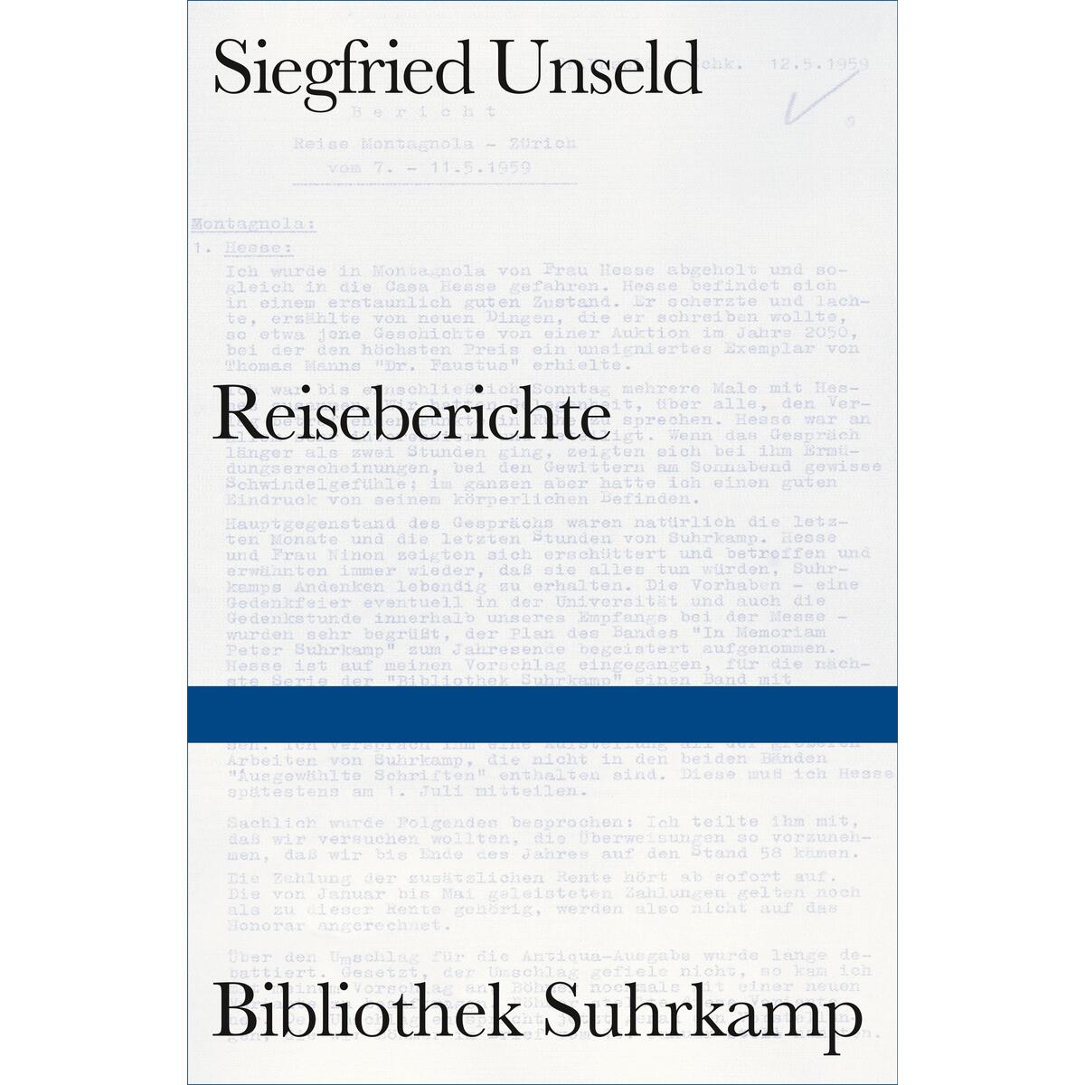 Reiseberichte Reiseberichte von Suhrkamp Verlag