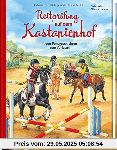 Reitprüfung auf dem Kastanienhof: Neue Ponygeschichten zum Vorlesen