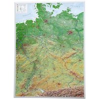 Reliefkarte Deutschland 1 : 1 200 000